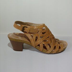 Josef Seibel Camel Women's Heeled Sandal Size EU 36/US 6